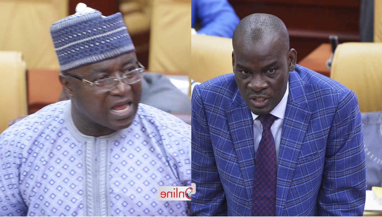 Mr Osei Kyei-Mensah-Bonsu, Majority leader and Mr Haruna Iddrisu, Minority Leader