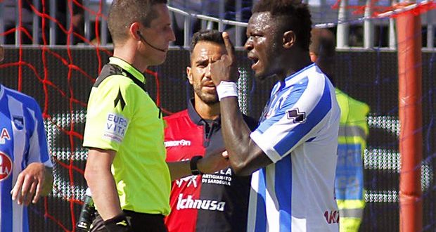 Sulley Muntari denies slapping referee during friendly match