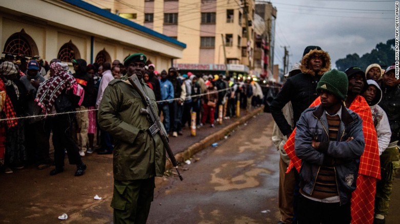 Kenya elections: Long queues as voting start