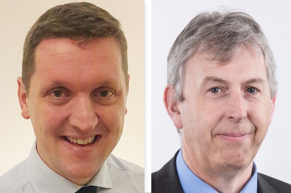 Iain Walker, New British High Commissioner to Ghana (left) and Gilbert-Ash Fit Out General Manager Andrew Whitten (right)