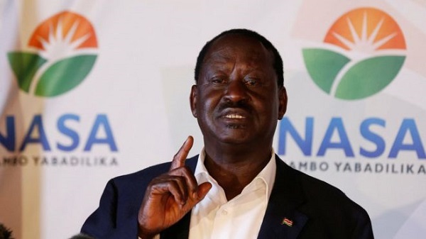 Mr Odinga said the results were the work of a computer