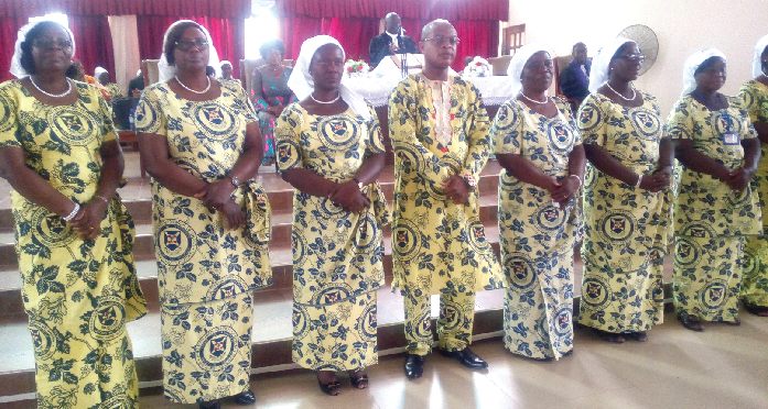 Members of the new executive