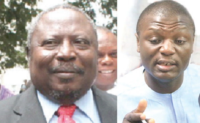 Mr Martin Amidu (left) and Kofi Adams (right)