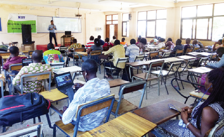 The teachers at the training programme