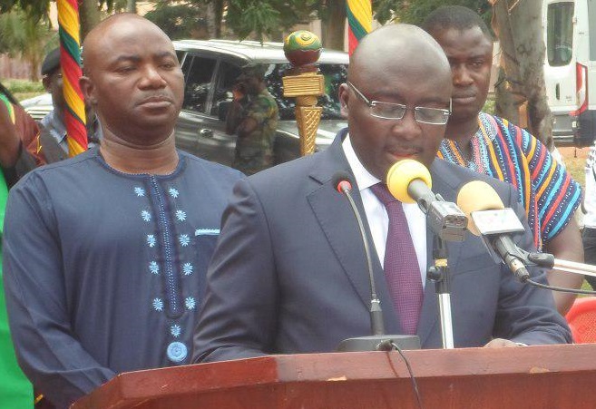Alhaji Dr Mahamudu Bawumia addressing the 2nd UENR Congregation in Sunyani