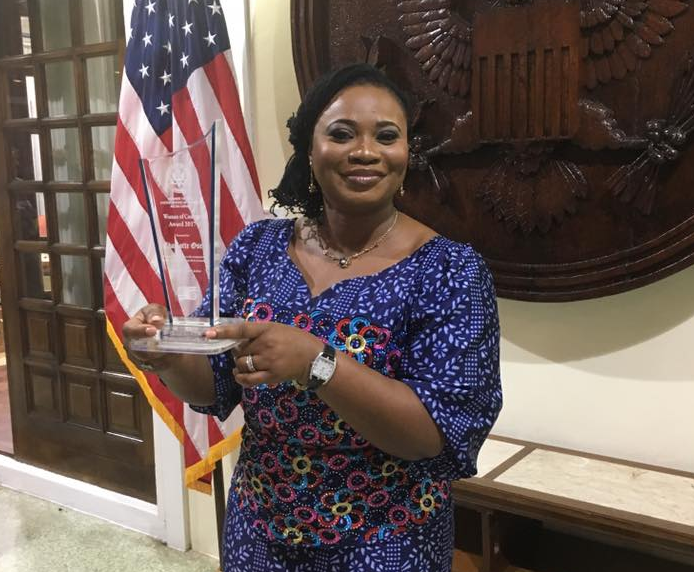 US government honours Mrs. Charlotte Osei with 2016 Woman of Courage Award