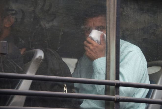 India bus passenger arrested over smelly socks