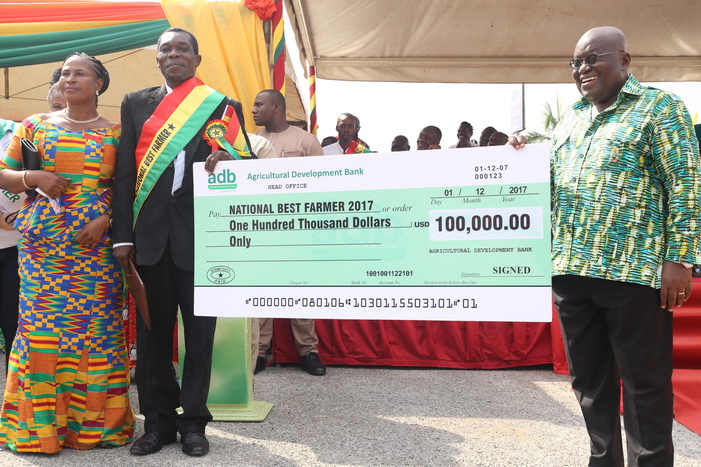 Philip Kweku Agyeman is 2017 National Best Farmer