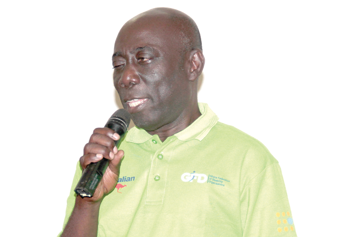 Mr Yaw Ofori Debra addressing participants at the launch