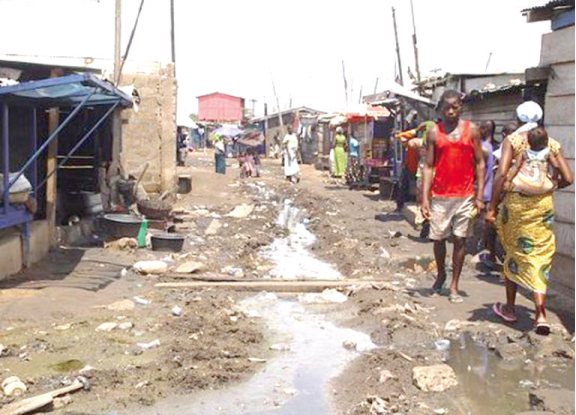 Some Ghanaians are still living in poor conditions