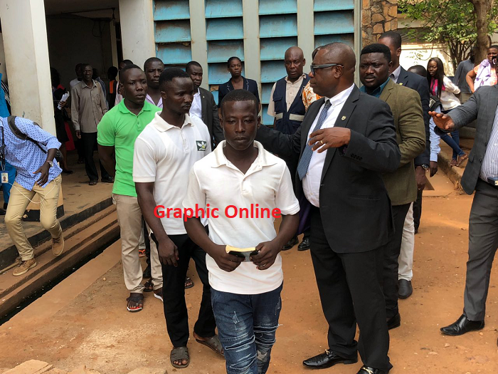 Some of the freed suspects