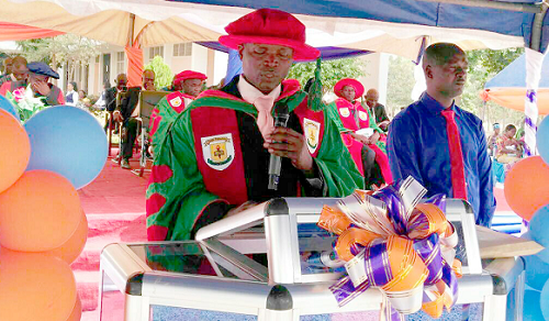 Professor Samuel E. Alnaa — The acting Rector of the Bolgatanga Polytechnic