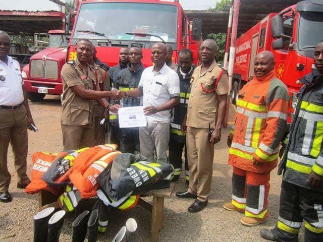 NGO donates to Sunyani Fire Service