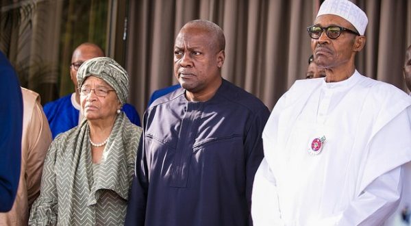 Mahama arrives in Gambia for mediation talks