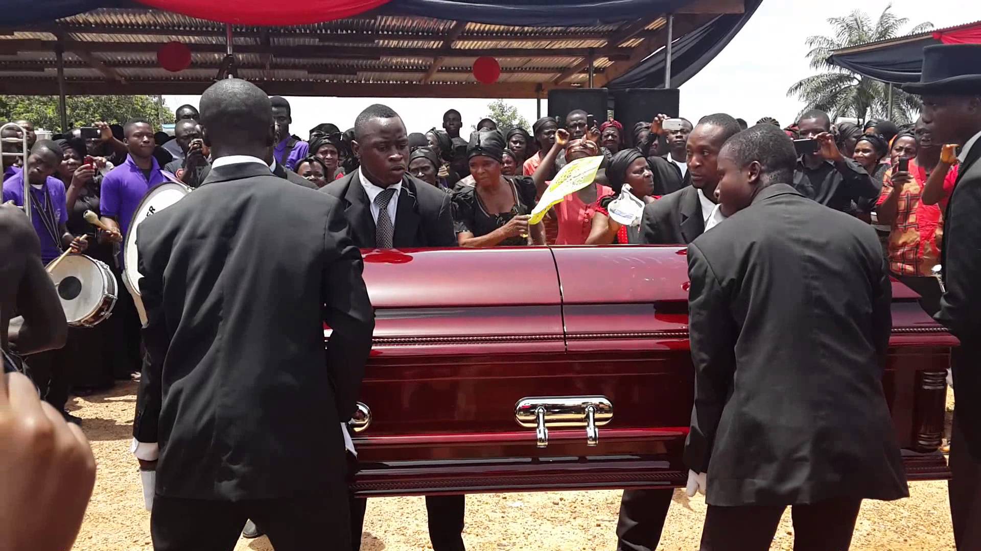 Dancing pallbearers have become common at funerals