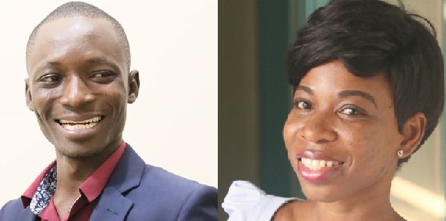 Mr Maxwell Akalaare Adombila and Ms Jessica Acheampong