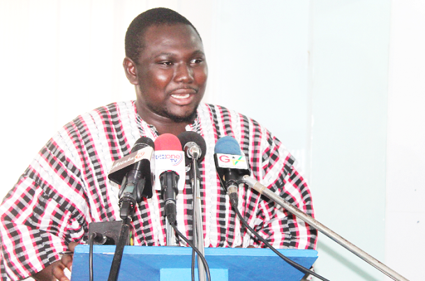 Mr Abdulai Sheriff Ghali, addressing participants