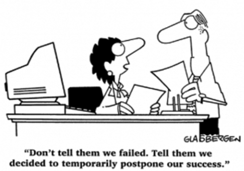 The opinions and reactions of other people tend to be another important concern when we deal with failure