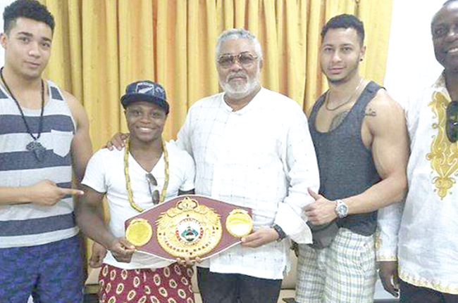 Emulate Azumah and set your own standards – Rawlings tells Dogboe