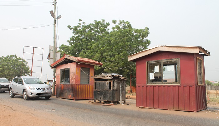 Oyibi tollbooth without attendants