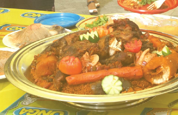 The award-winning plate of  Senegalese jollof