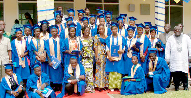 • The graduates and some managers of the school