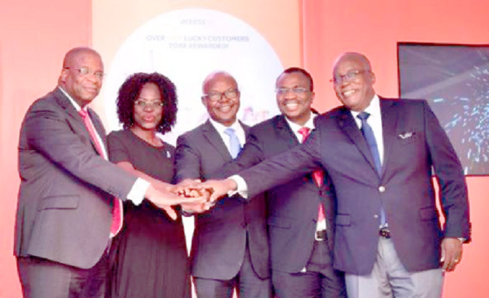 • Mr Dolapo Ogundimu (left) joined by board of directors to officially launch the ‘Abusua Akyɛdeɛ’ Promotion