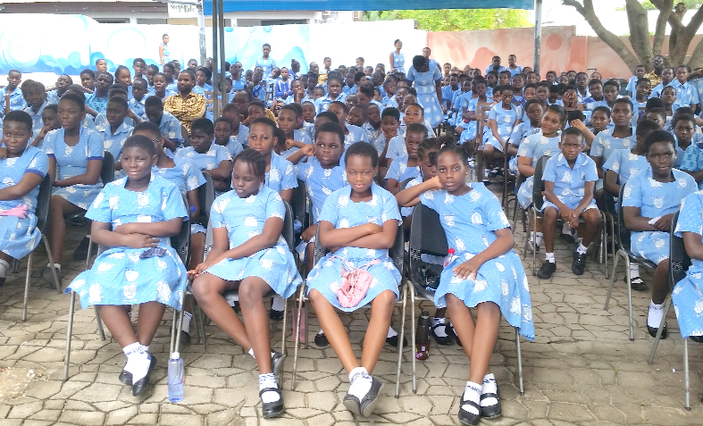  A section of the students at the launch.