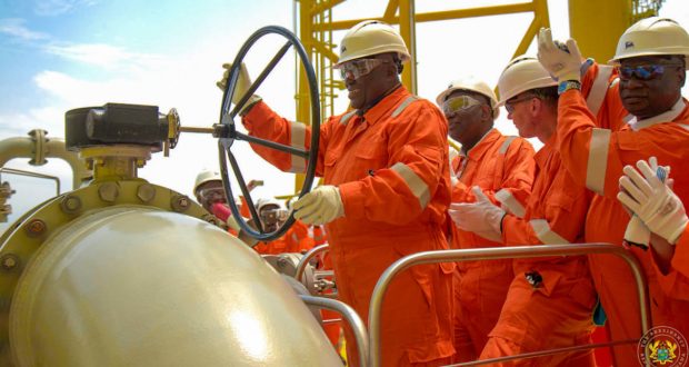 The President, Nana Akufo-Addo on July 6 commissioned the FPSO John Agyekum Kufuor to formally kick-start the production of oil in commercial quantities from the Sankofa Gye-Nyame Fields.