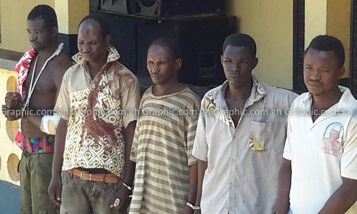 The suspected robbers