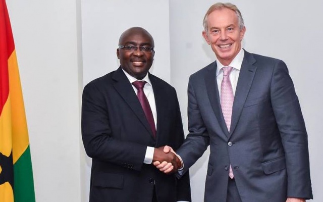 Tony Blair calls on Bawumia