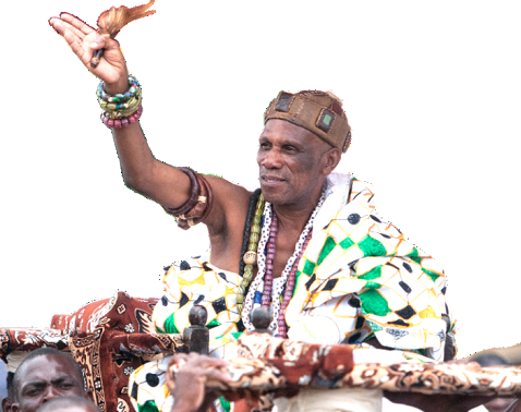 The  Paramount Chief of Ada Traditional Area, Nene Abram Kabu Akuaku III.