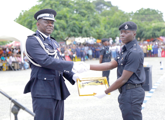 Inspector-General of Police (IGP), Mr David Asante-Apeatu