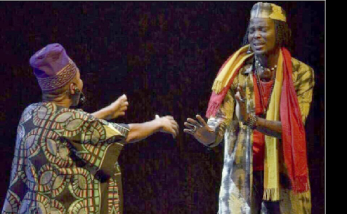 •  Two of the characters in the play