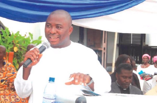 Mr Akwasi Acquah delivering his address at the function