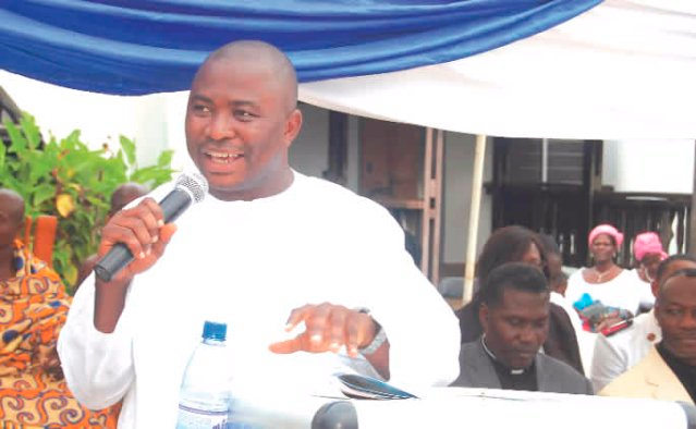 Mr Akwasi Acquah delivering his address at the function