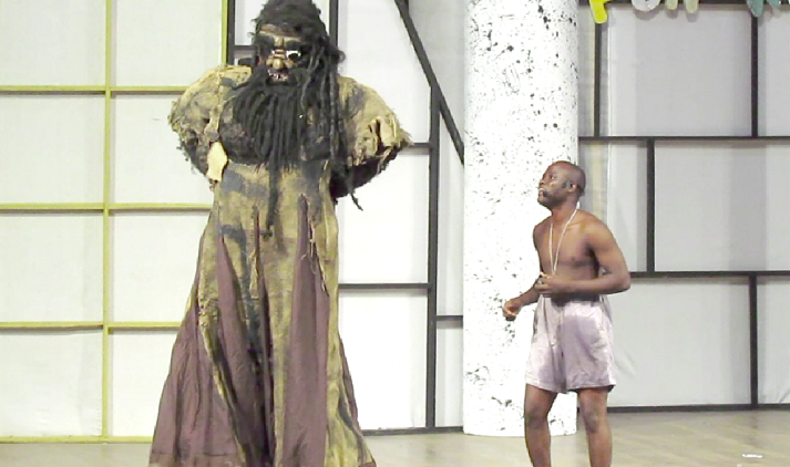 A scene from the play