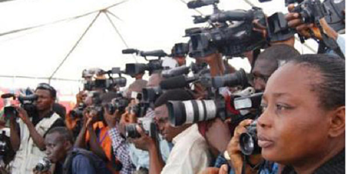 Media men at work