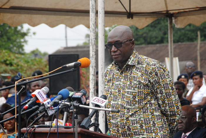 Minister of the Interior, Mr Ambrose Dery