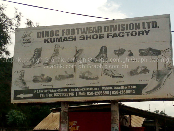 Kumasi Shoe Factory in limbo as security agencies refuse to patronise boots