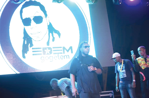 Edem thrilled at the Edemfest concert