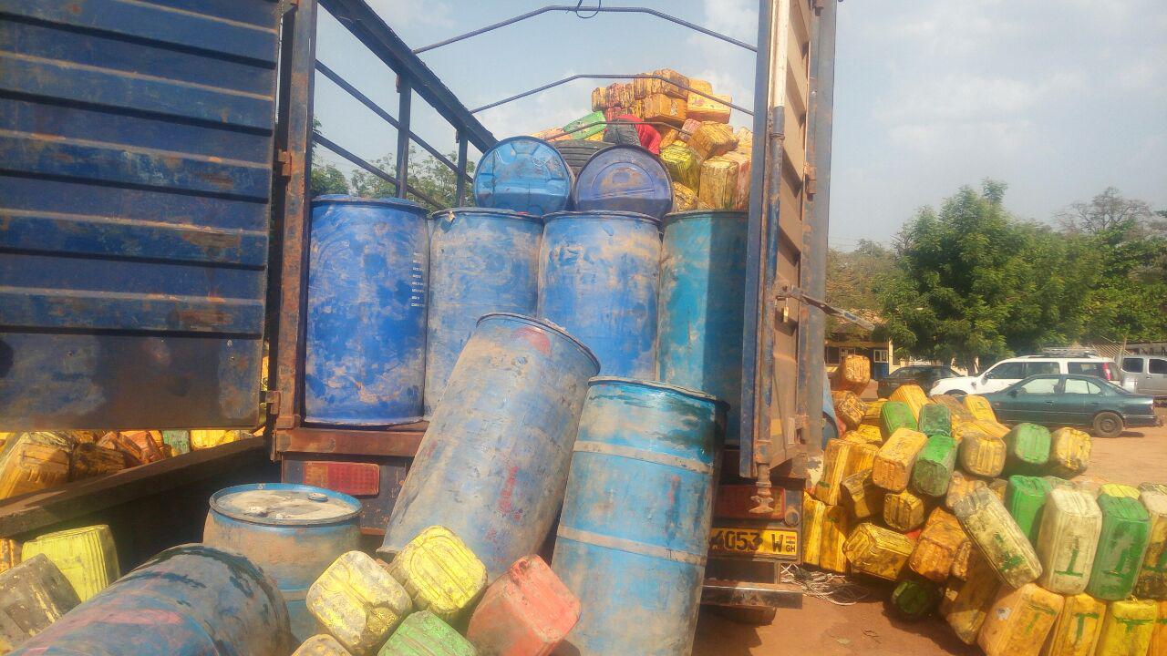 Smuggling: 150 drums of un-customed ethanol intercepted in Tamale