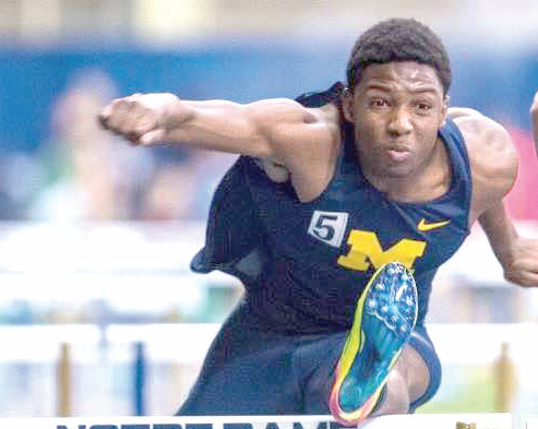 Roland Amarteifio competing in a race