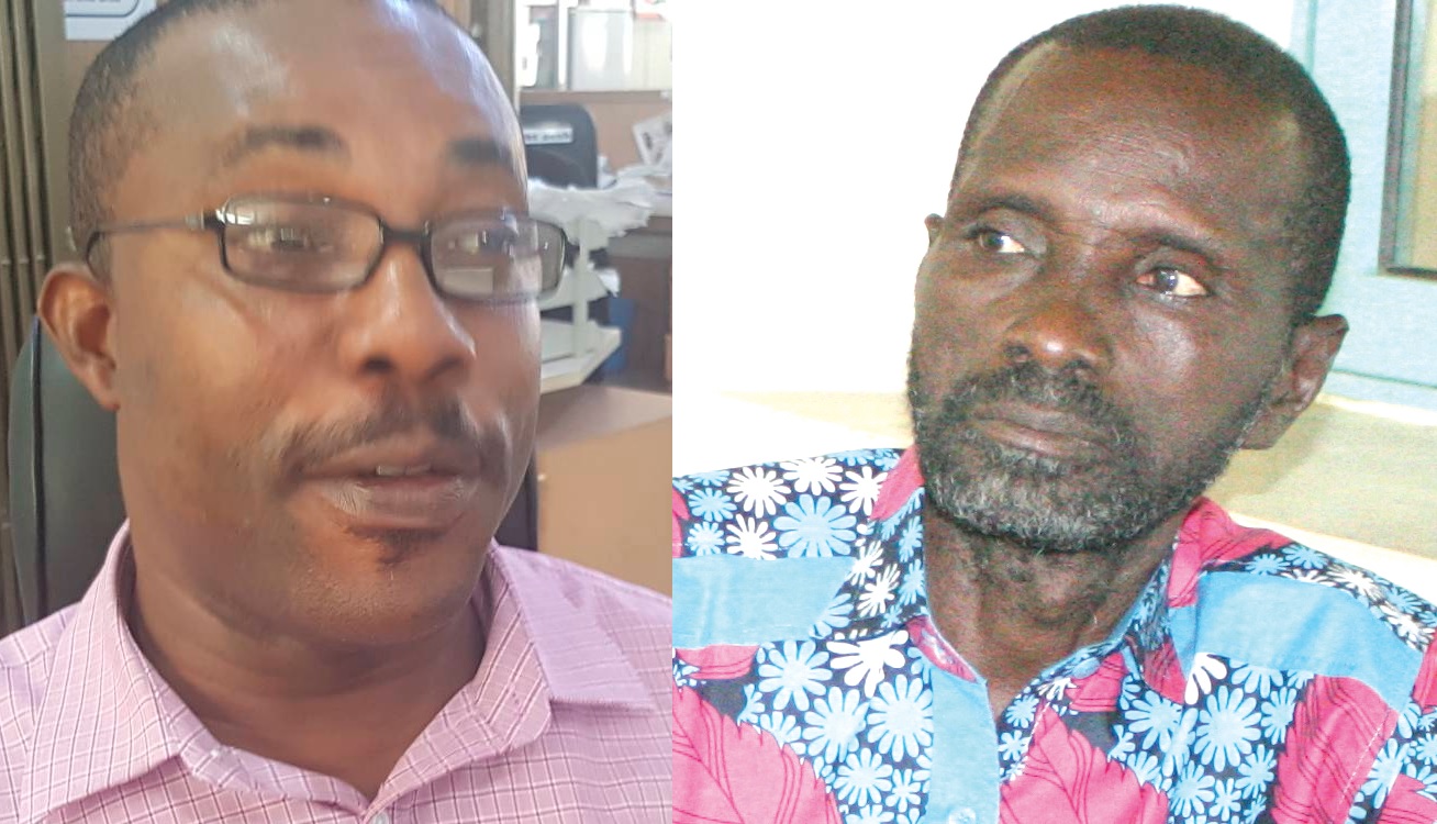 Ronald Kay Kay Fiakpui — Volta Region (left) and Bright Arthur — Central Region