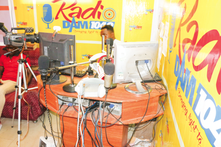 The Radio Dam studio