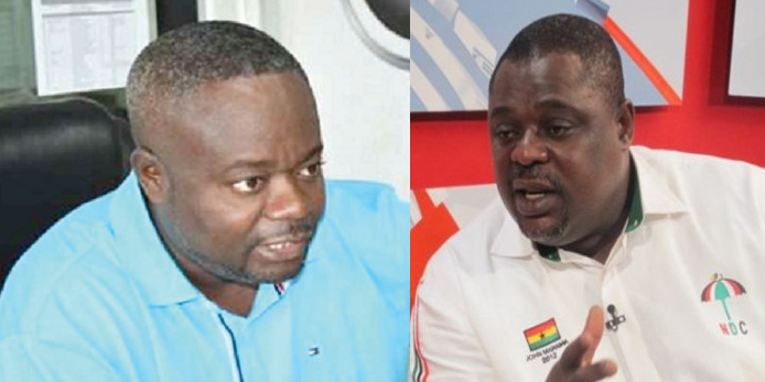 Mr Kofi Akpaloo (left) and Mr Koku Anyidoho