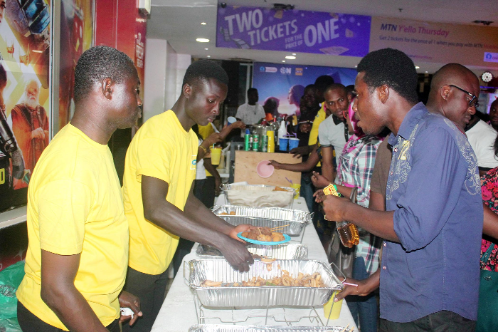 Patrons also enjoyed some finger foods