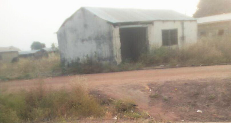 The building that was turned into a fake police station post