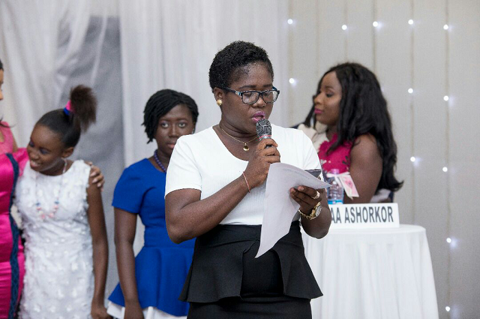 Ms Gyasi delivering her address