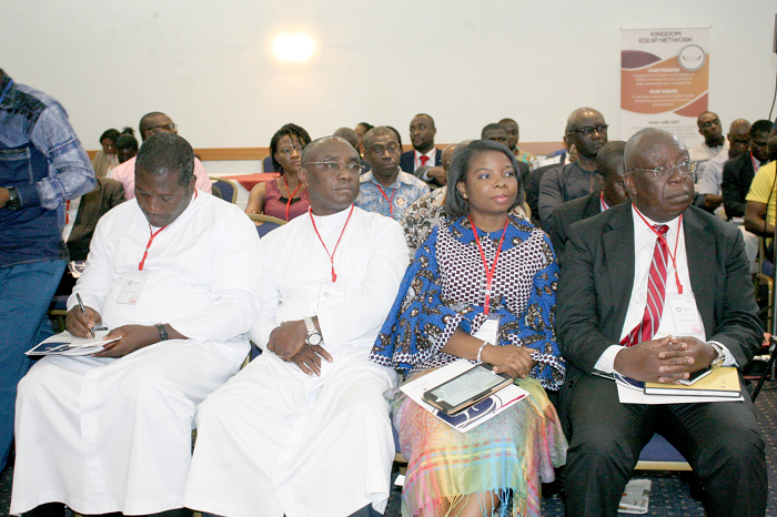 A section of the audience